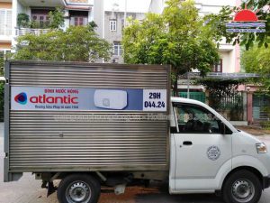 Dán quảng cáo trên xe tải - decal xe tại Quảng Ninh