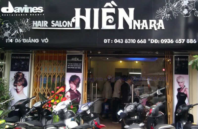 Địa chỉ làm biển quảng cáo cửa hàng tóc ở Hạ Long, Quảng Ninh