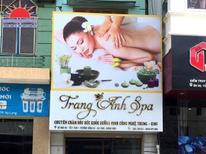 Làm biển quảng cáo Spa tại Hạ Long