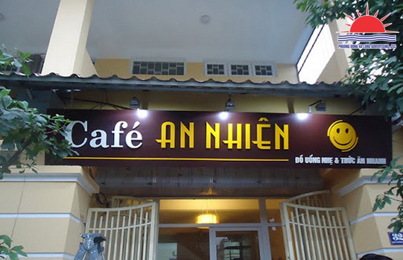 Biển quán cafe chữ nổi