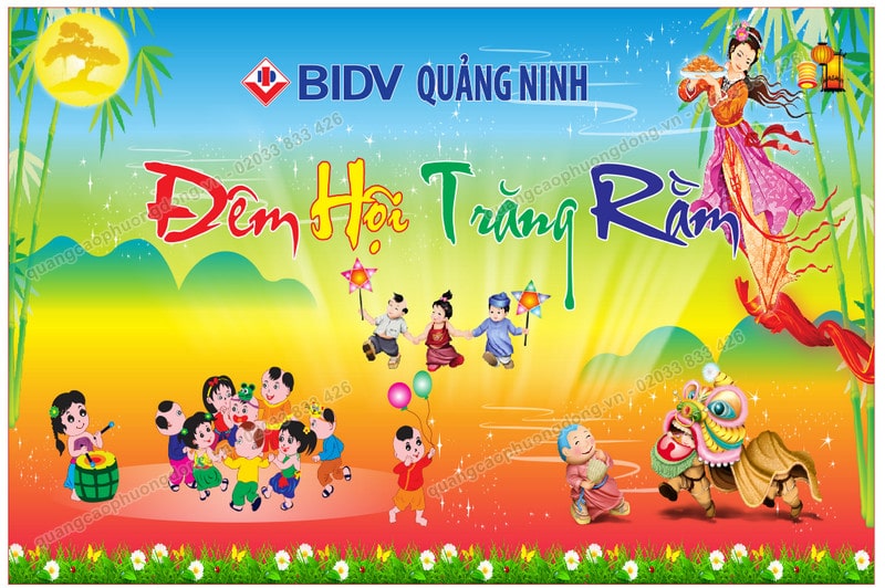 Địa chỉ in phông Tết Trung Thu ở Quảng Ninh đẹp giá hợp lý