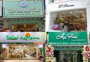 Địa chỉ làm biển quảng cáo shop hoa tươi tại Quảng Ninh