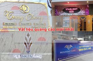 Xu hướng sử dụng vật liệu dùng làm biển quảng cáo mới nhất hiện nay